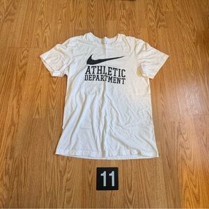 Nike White Athletic Department T-Shirt S